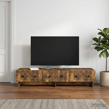 Mobile TV Rovere Fumo 147 x 34,5 x 30 cm Legno ingegnerizzato
