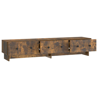 Mobile TV Rovere Fumo 147 x 34,5 x 30 cm Legno ingegnerizzato