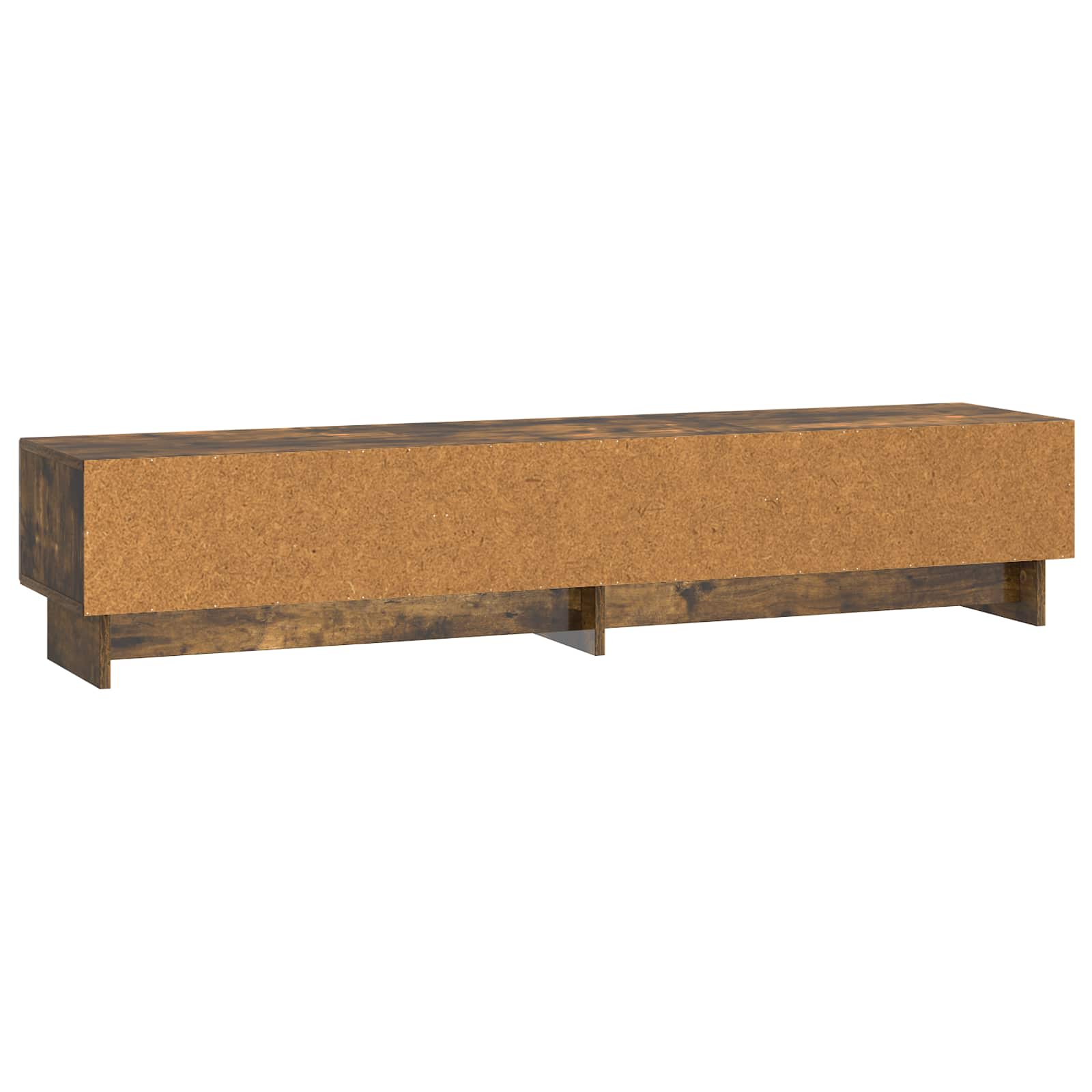 Mobile TV Rovere Fumo 147 x 34,5 x 30 cm Legno ingegnerizzato | homemem39