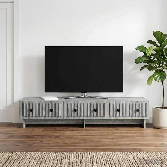 Mobile TV 147 x 34,5 x 30 cm Grigio Sonoma Legno ingegnerizzato