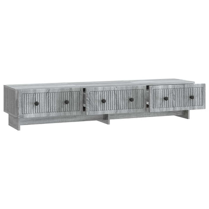 Mobile TV Grigio Sonoma 147 x 34,5 x 30 cm Legno ingegnerizzato | homemem39