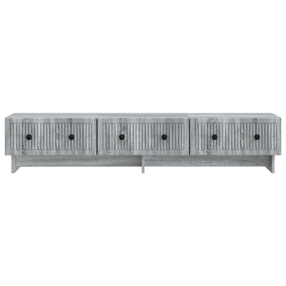 Mobile TV Grigio Sonoma 147 x 34,5 x 30 cm Legno ingegnerizzato | homemem39