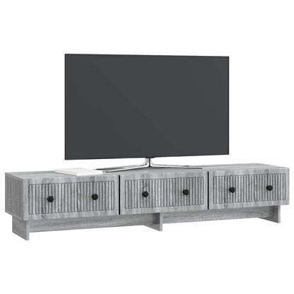 Mobile TV Grigio Sonoma 147 x 34,5 x 30 cm Legno ingegnerizzato | homemem39