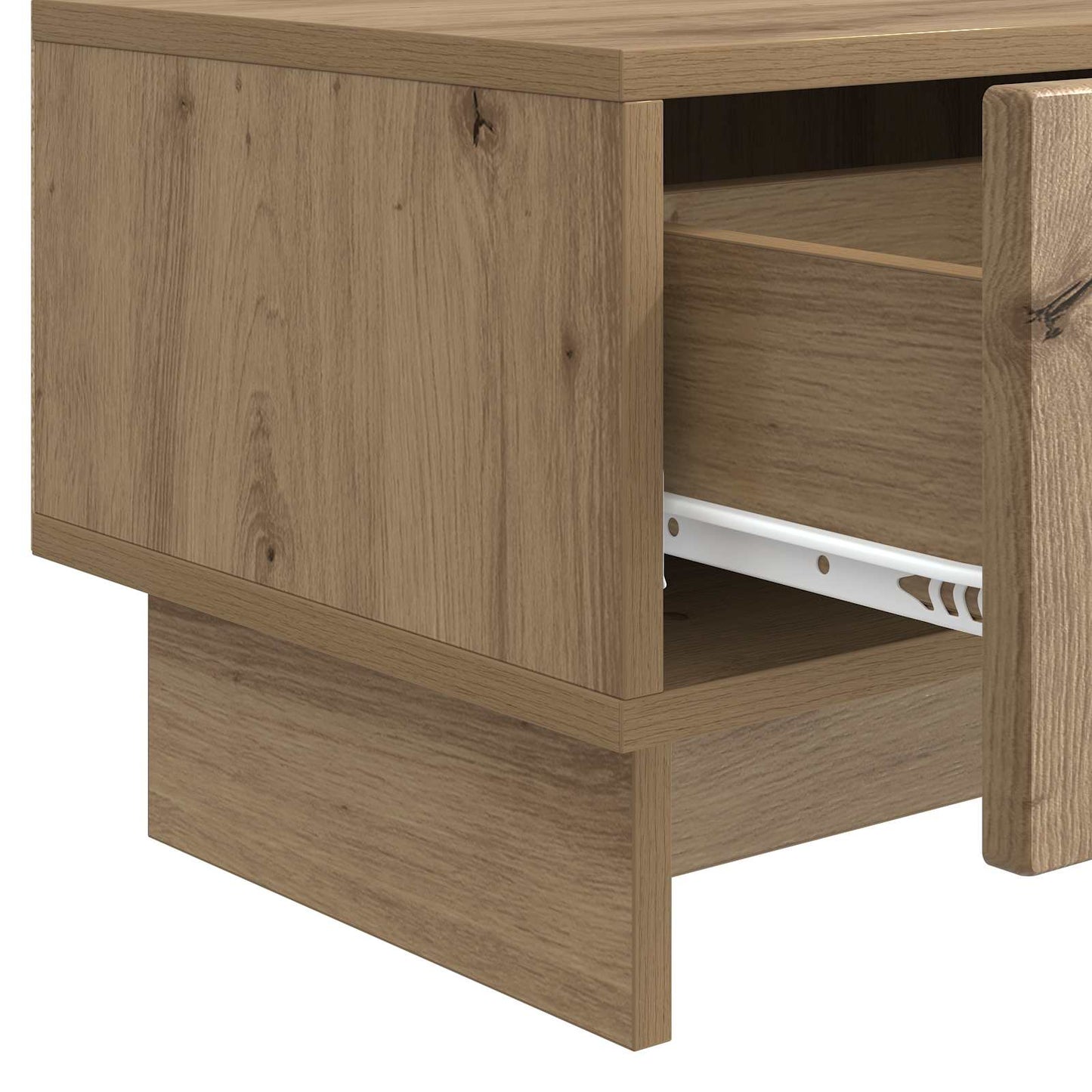 Mobile TV con cassetto Rovere Artigianale 147 x 34,5 x 30 cm | homemem39