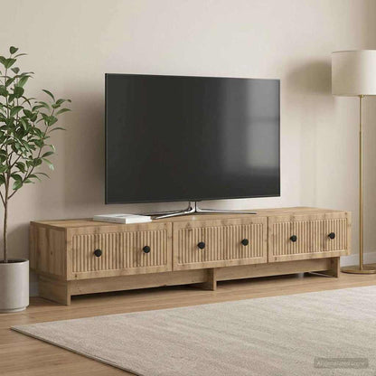 Mobile TV con cassetto Rovere Artigianale 147 x 34,5 x 30 cm