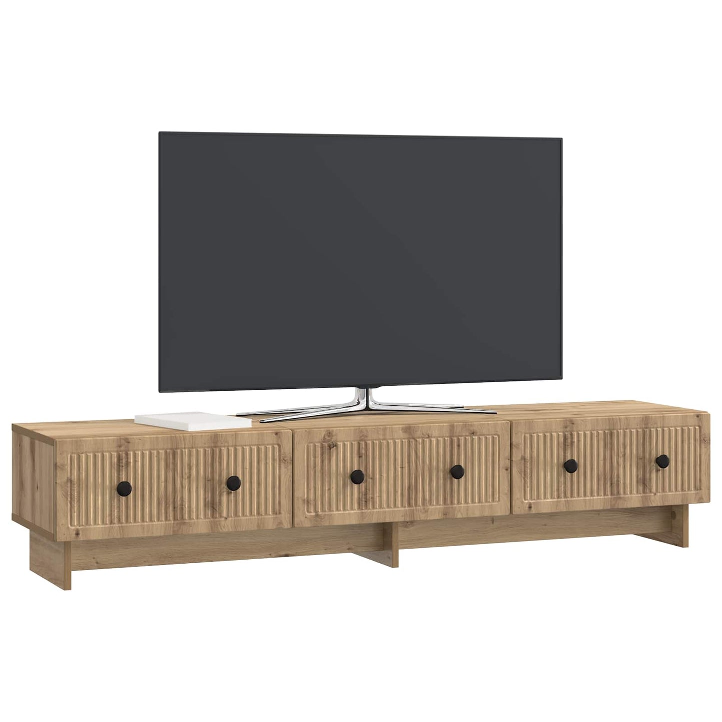 Mobile TV con cassetto Rovere Artigianale 147 x 34,5 x 30 cm | homemem39