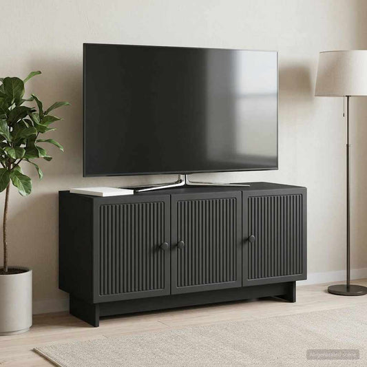 Mobile TV Nero 99 x 34,5 x 50 cm Legno ingegnerizzato