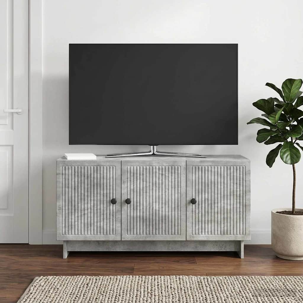 Mobile TV Grigio Cemento 99 x 34,5 x 50 cm Legno ingegnerizzato