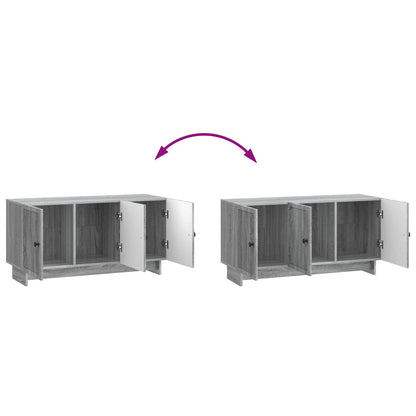 Mobile TV Grigio Sonoma 99 x 34,5 x 50 cm Legno ingegnerizzato | homemem39