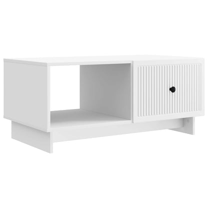 Tavolino da salotto Bianco 90 x 50 x 40 cm Legno ingegnerizzato | homemem39