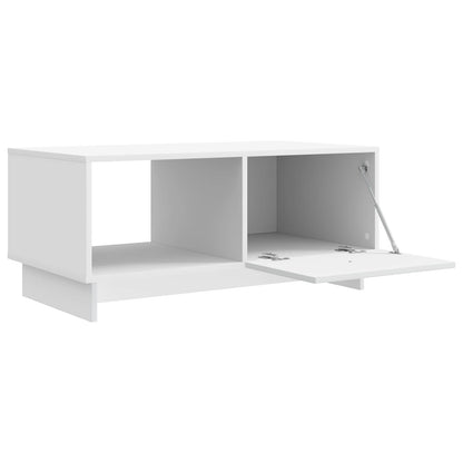 Tavolino da salotto Bianco 90 x 50 x 40 cm Legno ingegnerizzato | homemem39