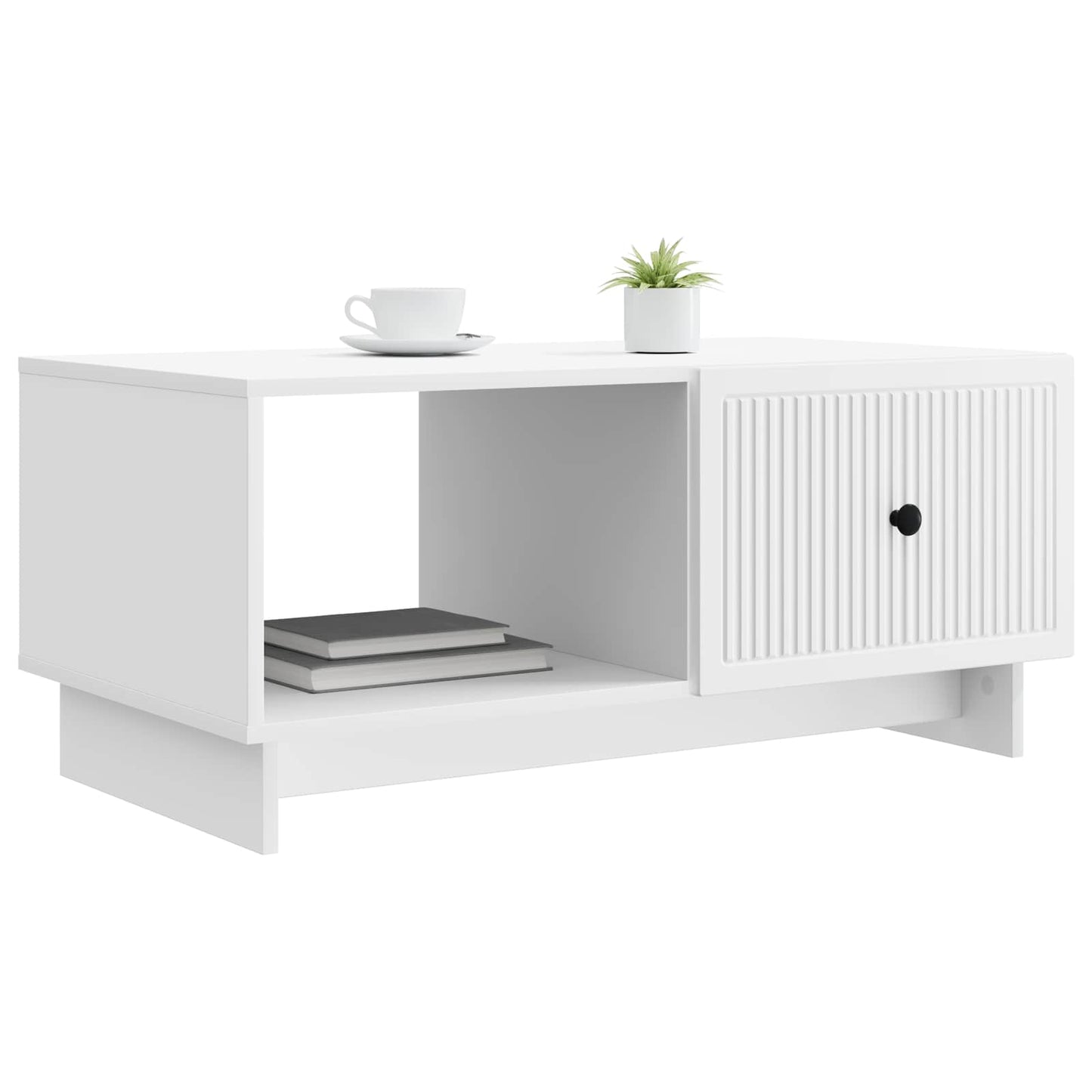 Tavolino da salotto Bianco 90 x 50 x 40 cm Legno ingegnerizzato | homemem39