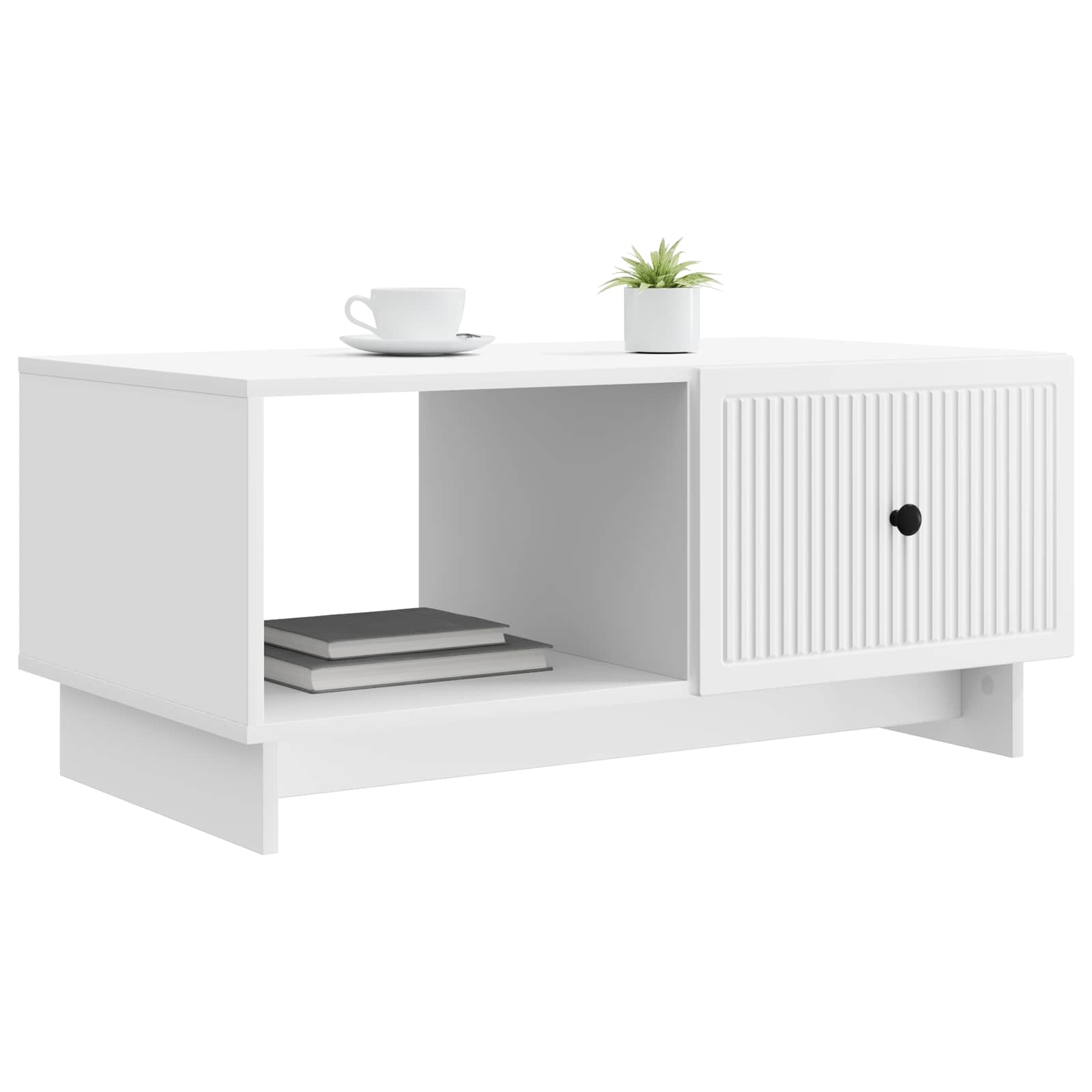 Tavolino da salotto Bianco 90 x 50 x 40 cm Legno ingegnerizzato | homemem39