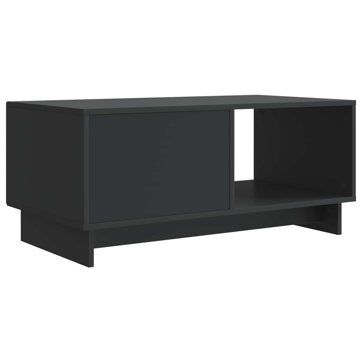 Tavolino da salotto Nero 90 x 50 x 40 cm Legno ingegnerizzato