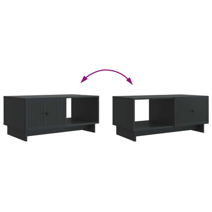 Tavolino da salotto Nero 90 x 50 x 40 cm Legno ingegnerizzato | homemem39