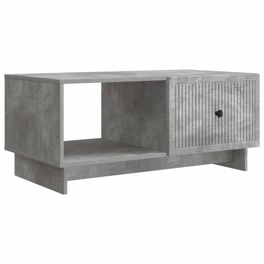Tavolino da salotto Grigio Cemento 90 x 50 x 40 cm