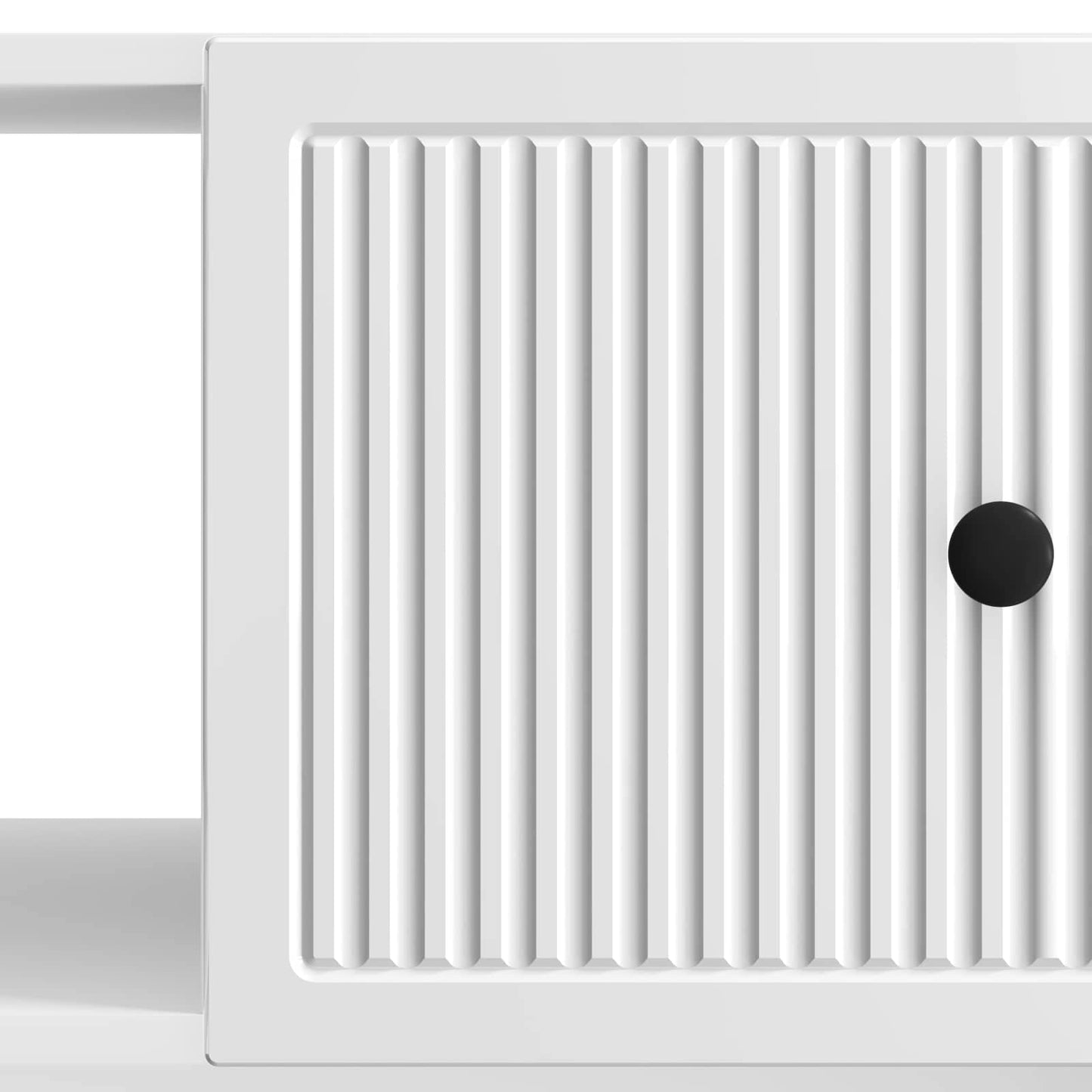 Tavolino da salotto Bianco Lucido 90 x 50 x 40 cm