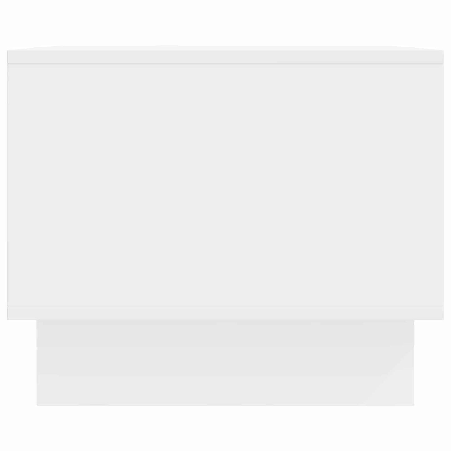 Tavolino da salotto Bianco Lucido 90 x 50 x 40 cm | homemem39