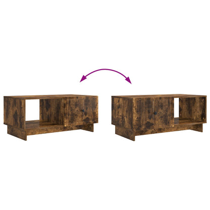 Tavolino da salotto Rovere Fumo 90 x 50 x 40 cm