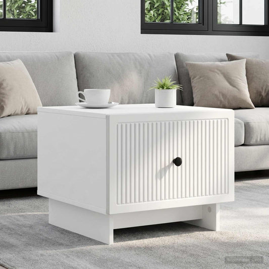 Tavolino da salotto Bianco 49 x 50 x 40 cm Legno ingegnerizzato | homemem39