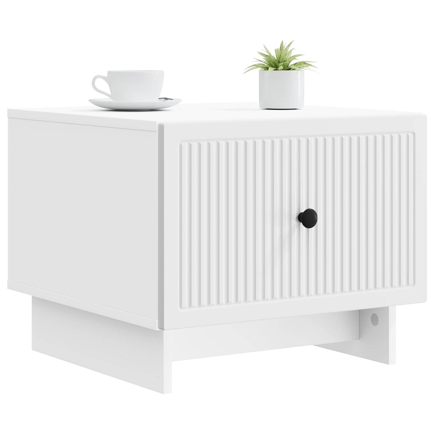 Tavolino da salotto Bianco 49 x 50 x 40 cm Legno ingegnerizzato | homemem39