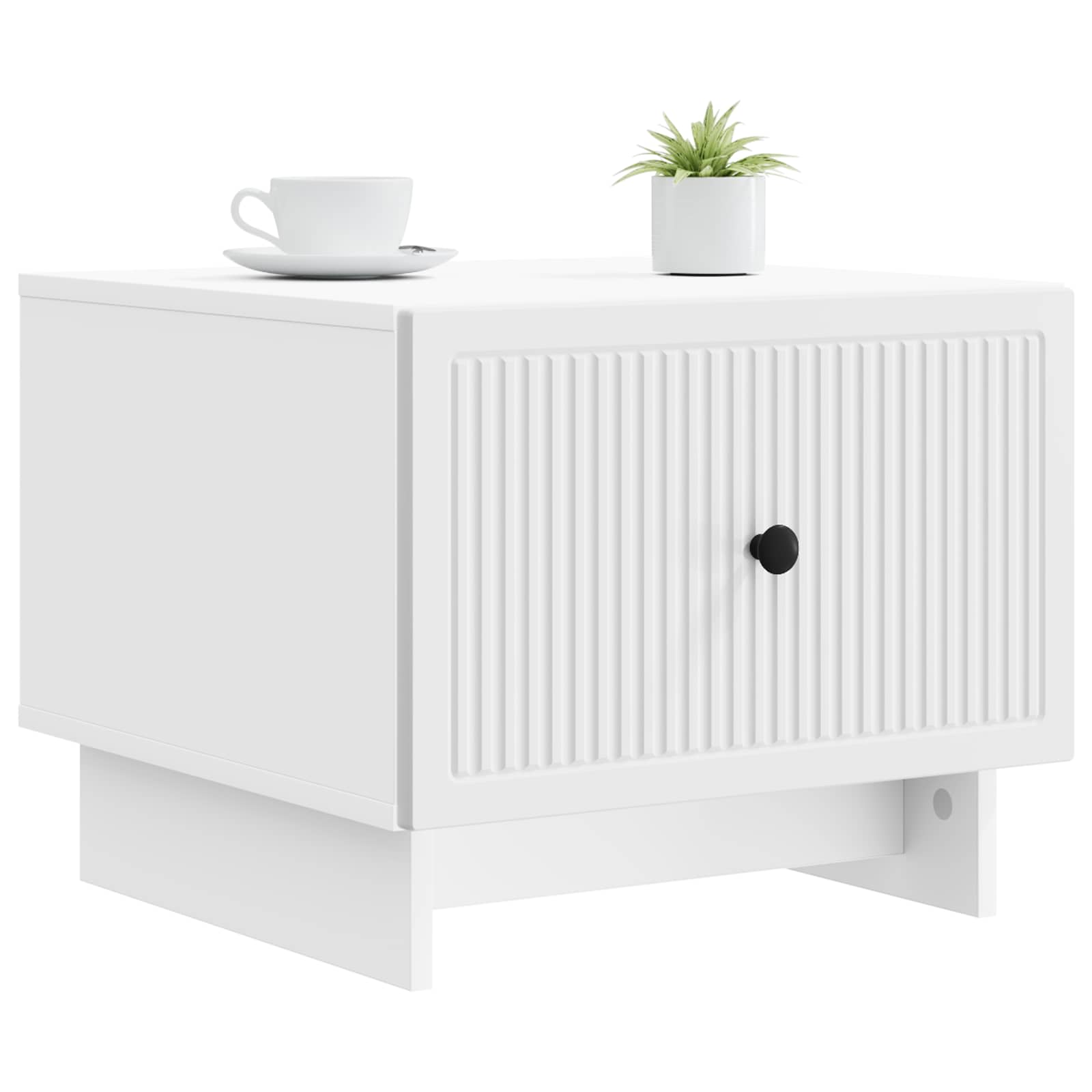 Tavolino da salotto Bianco 49 x 50 x 40 cm Legno ingegnerizzato | homemem39