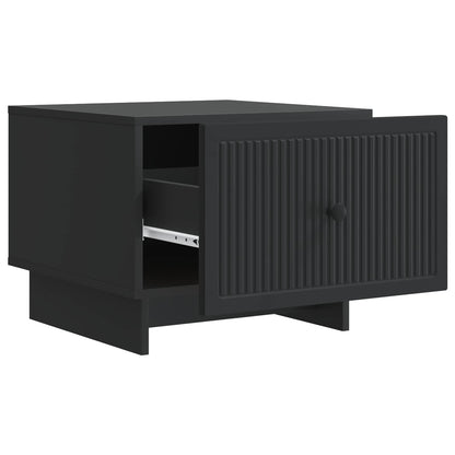 Tavolino da salotto Nero 49 x 50 x 40 cm Legno ingegnerizzato