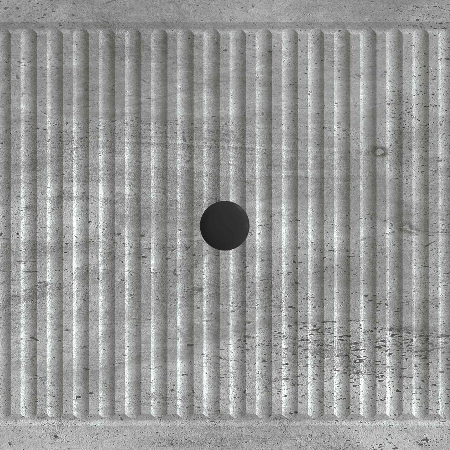 Tavolino da salotto con cassetto Grigio Cemento 49 x 50 x 40 cm