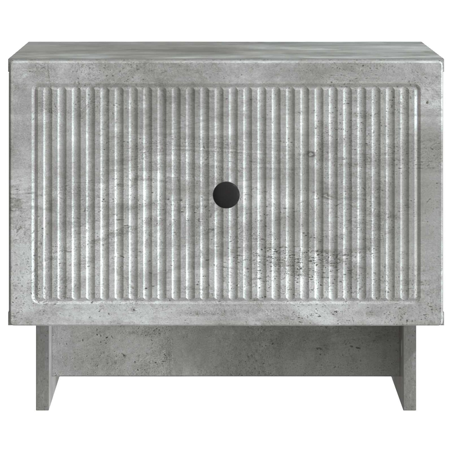 Tavolino da salotto con cassetto Grigio Cemento 49 x 50 x 40 cm