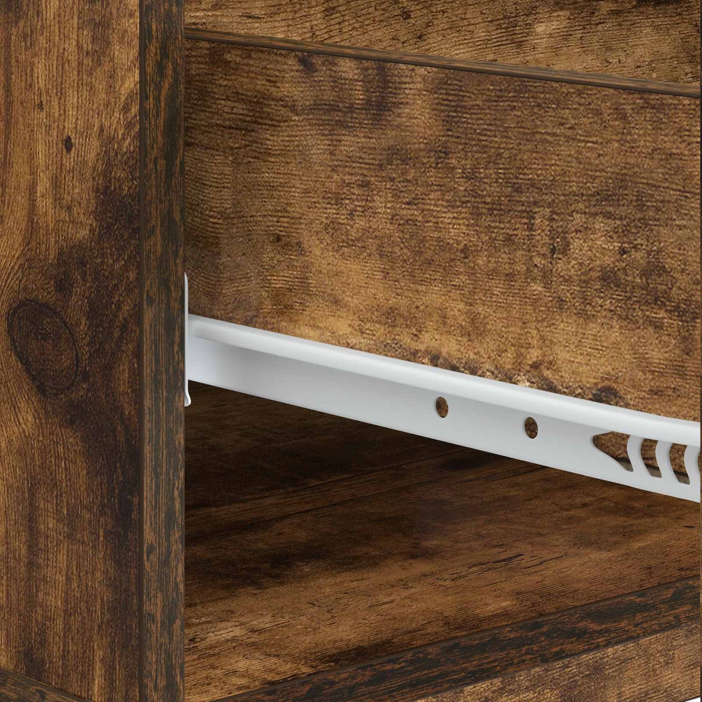 Tavolino da salotto con cassetto Rovere Fumo 49 x 50 x 40 cm