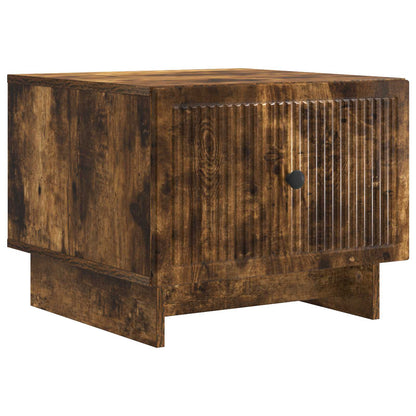 Tavolino da salotto con cassetto Rovere Fumo 49 x 50 x 40 cm