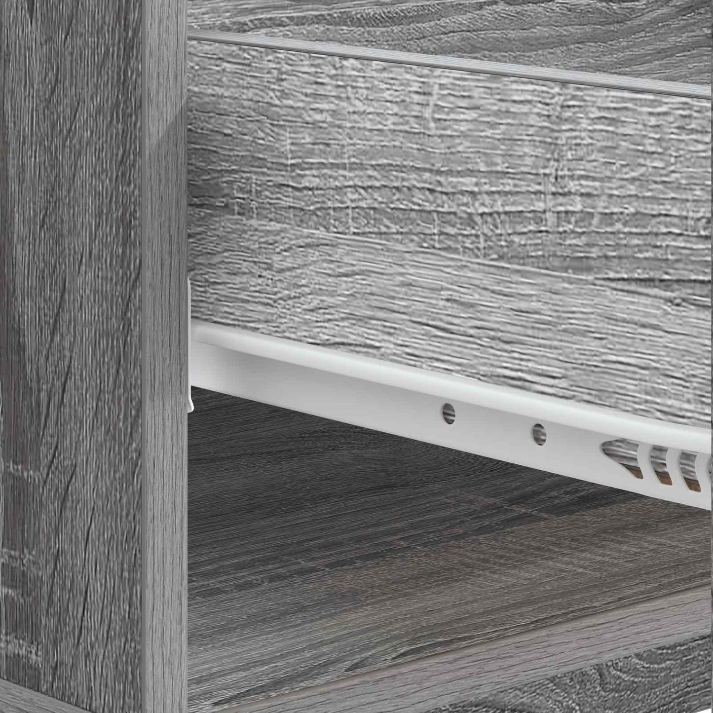 Tavolino da salotto con cassetto Grigio Sonoma 49 x 50 x 40 cm