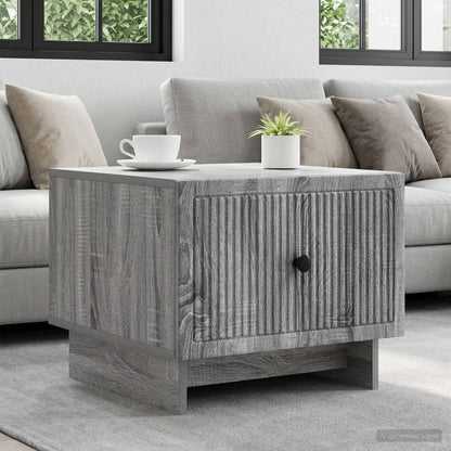 Tavolino da salotto con cassetto Grigio Sonoma 49 x 50 x 40 cm