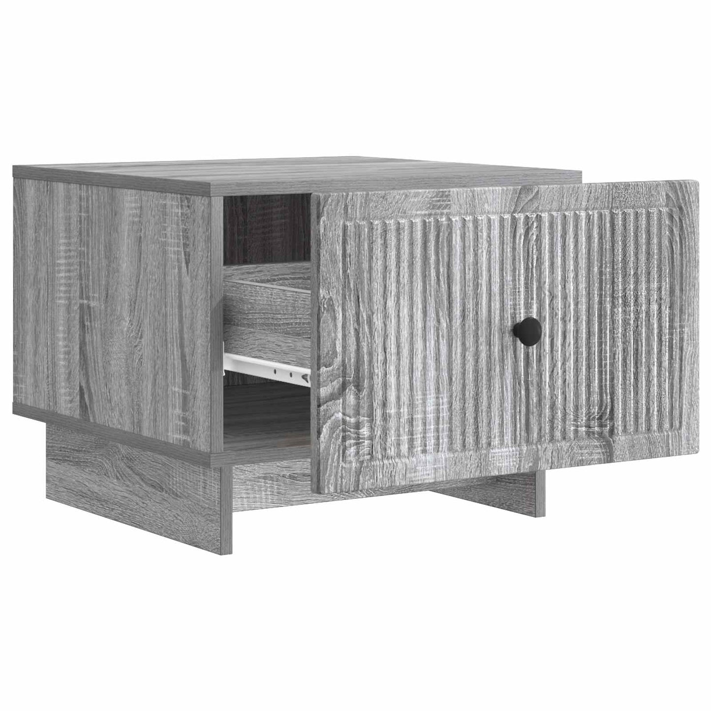 Tavolino da salotto con cassetto Grigio Sonoma 49 x 50 x 40 cm