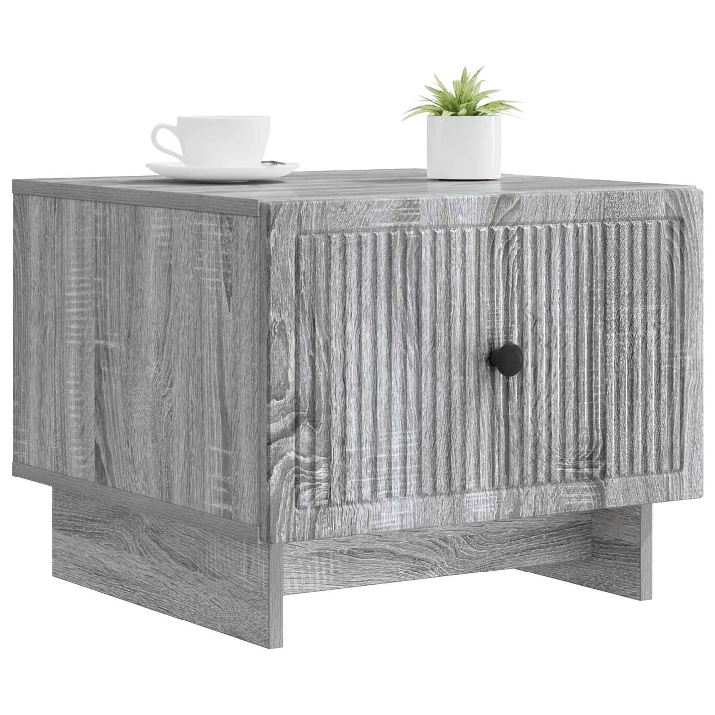 Tavolino da salotto con cassetto Grigio Sonoma 49 x 50 x 40 cm