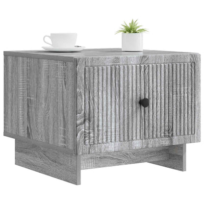 Tavolino da salotto con cassetto Grigio Sonoma 49 x 50 x 40 cm