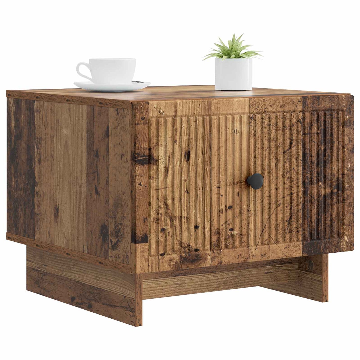 Tavolino da salotto con cassetto Legno antico 49 x 50 x 40 cm
