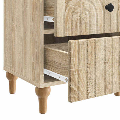 Armadio da Notte con cassetto Rovere Sonoma 43 x 34,5 x 48 cm | homemem39
