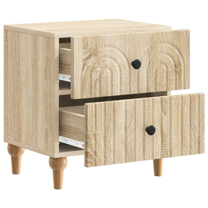 Armadio da Notte con cassetto Rovere Sonoma 43 x 34,5 x 48 cm | homemem39