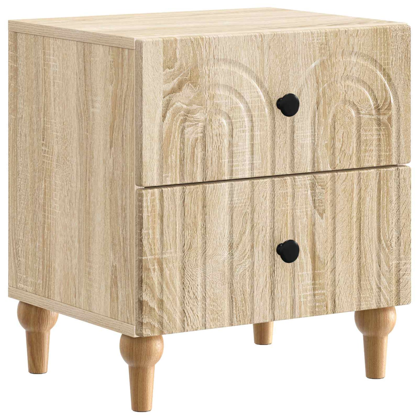 Armadio da Notte 2 pcs Rovere Sonoma 43 x 34,5 x 48 cm