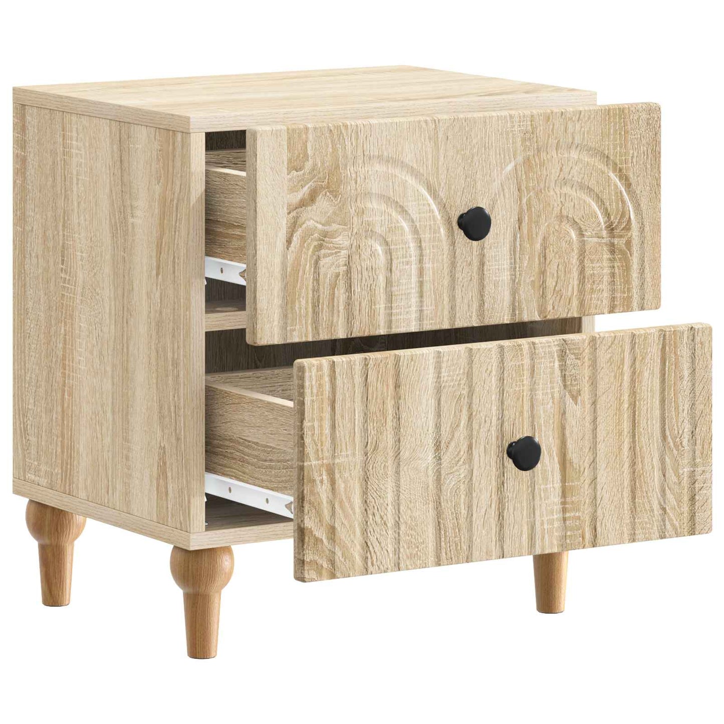 Armadio da Notte 2 pcs Rovere Sonoma 43 x 34,5 x 48 cm | homemem39