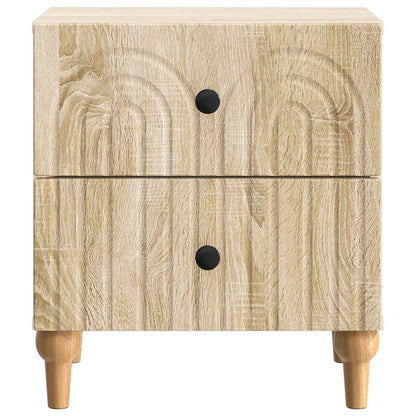 Armadio da Notte 2 pcs Rovere Sonoma 43 x 34,5 x 48 cm | homemem39