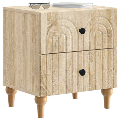 Armadio da Notte 2 pcs Rovere Sonoma 43 x 34,5 x 48 cm | homemem39