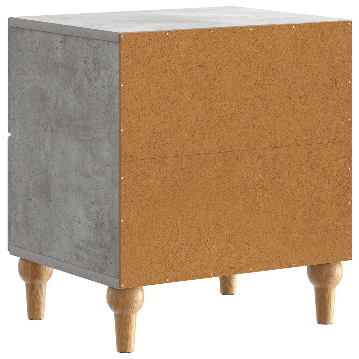Armadio da Notte con cassetto Grigio Cemento 43 x 34,5 x 48 cm | homemem39