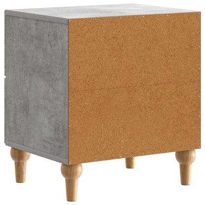 Armadio da Notte con cassetto Grigio Cemento 43 x 34,5 x 48 cm | homemem39