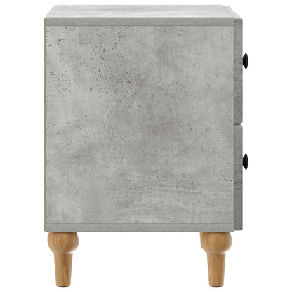 Armadio da Notte con cassetto Grigio Cemento 43 x 34,5 x 48 cm