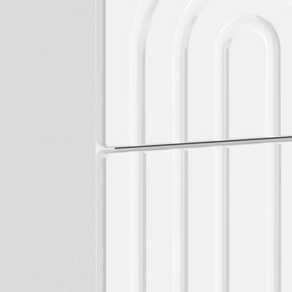 Armadio da Notte 2 pcs Bianco Lucido 43 x 34,5 x 48 cm | homemem39