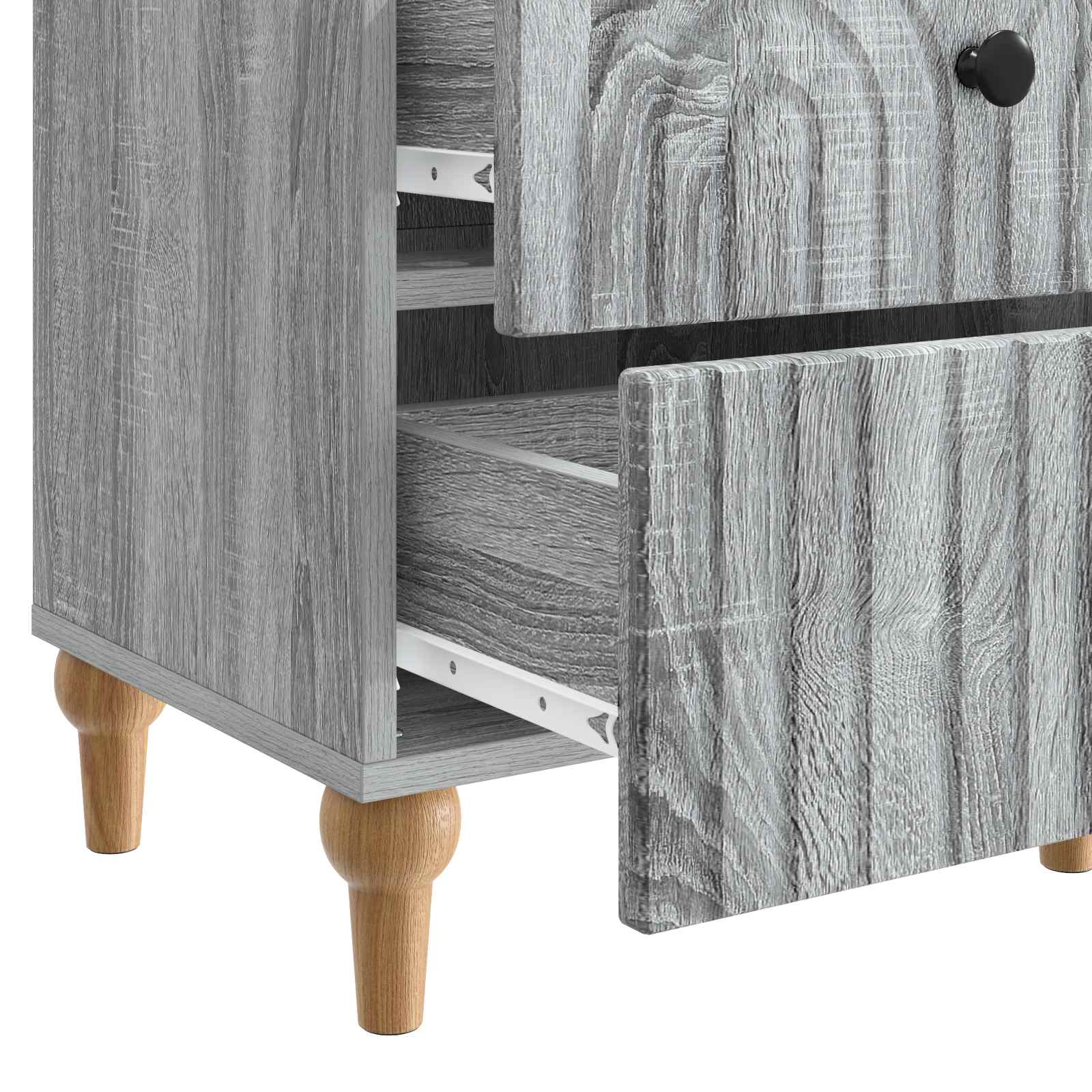 Armadio da Notte con cassetto Grigio Sonoma 43 x 34,5 x 48 cm | homemem39