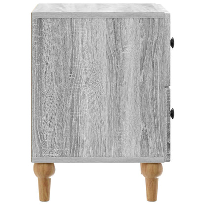 Armadio da Notte con cassetto Grigio Sonoma 43 x 34,5 x 48 cm