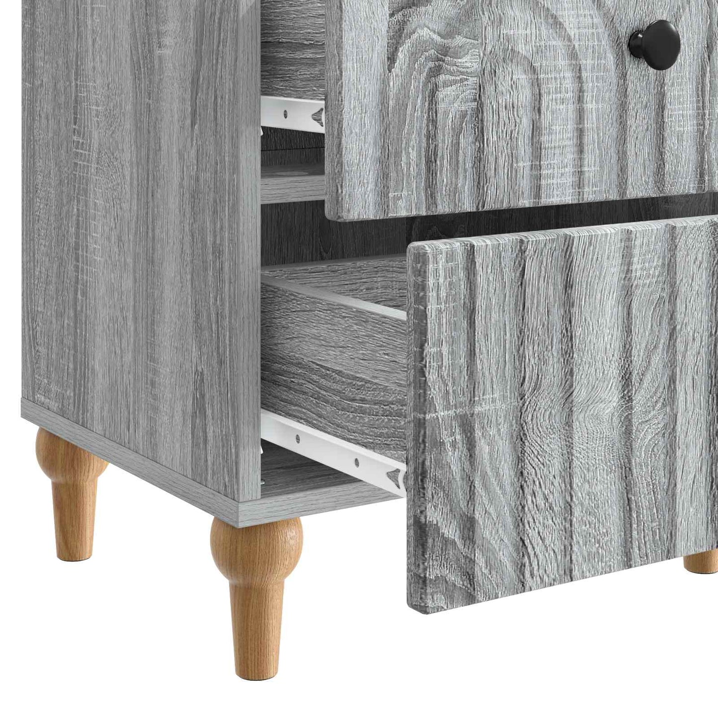 Armadio da Notte 2 pcs Grigio Sonoma 43 x 34,5 x 48 cm | homemem39